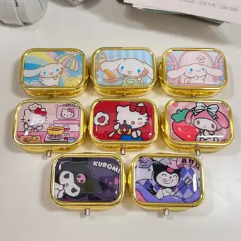 Хранение в Японии Sanrio, мультяшные высококачественные серьги, коробка для конфет, Коробка для таблеток, Ручная кладь Для студентов, влагостойкое герметичное хранилище, милые игрушки