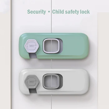 Детский замок безопасности Защелка дверцы домашнего холодильника с морозильной камерой для малышей Замки детского шкафа Детский защитный ремень