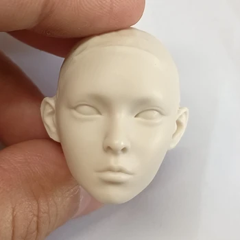 Qiangwei Girl Beauty в масштабе 1/6 Лепит неокрашенную модель головы для 12-дюймовых фигурок DIY Accessories