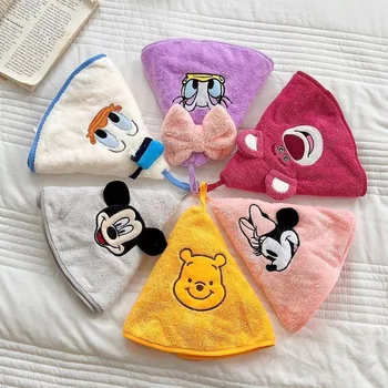 Полотенце для рук из аниме Disney Daisy с милым мультяшным Микки и Минни, полотенце для кухни и ванной комнаты, подарок для вечеринки с Винни-Пухом на день рождения