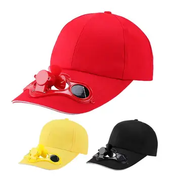 шляпы с вентилятором для солнечной зарядки, летние дышащие бейсболки, шляпа для кемпинга, рыбалки, солнцезащитные кепки для бега