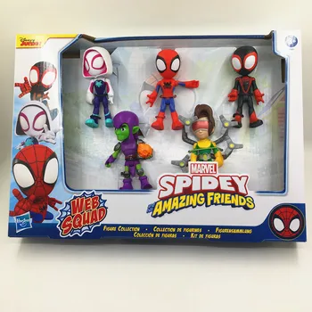 Оригинальный Паук и Его удивительные друзья ML Legends 3 упаковки фигурок включает в себя 3 фигурки и 3 аксессуара, подарки для детей