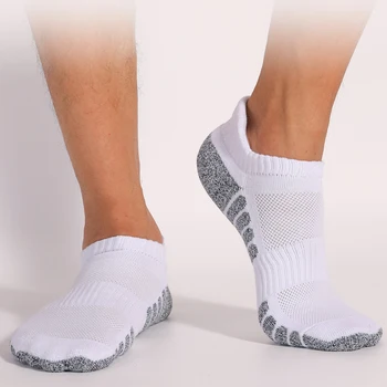 Спортивные носки для взрослых, удобные осенне-зимние теплые хлопчатобумажные носки для бега