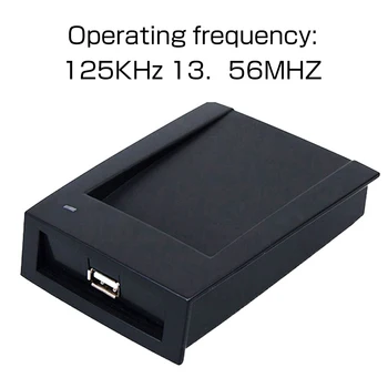 Двухчастотный RFID-считыватель 125 кГц 13,56 МГц, USB-датчик Приближения, Кард-ридер, Подключаемый привод для Контроля доступа