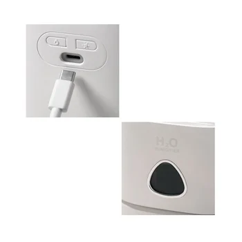 Портативный Мини-Диффузор USB Увлажнитель Воздуха Масляный Ночник Распылитель холодного Тумана Подарок Белый