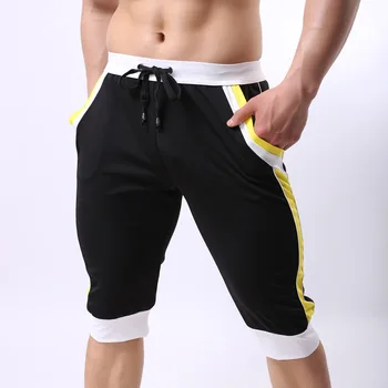 Высококачественные мужские шорты для бега, спортивные брюки для фитнеса, модные мужские дышащие быстросохнущие спортивные штаны для бега трусцой