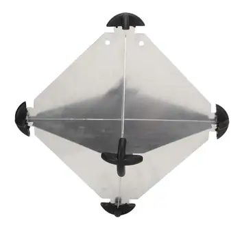 Восьмигранный отражатель радара 12x12 дюймов -алюминиевый, простой в установке - для моторных лодок и парусников
