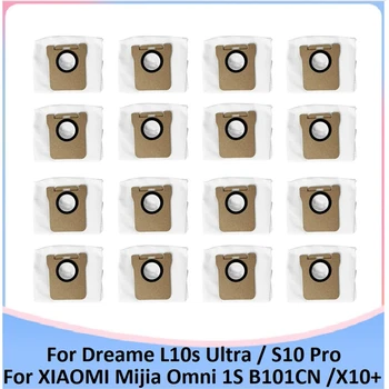 16ШТ для Dreame L10S Ultra S10 Xiaomi X10 + Plus Запчасти для робота-пылесоса, Пылесборник, Запасные Части, Аксессуары, Грязный мешок