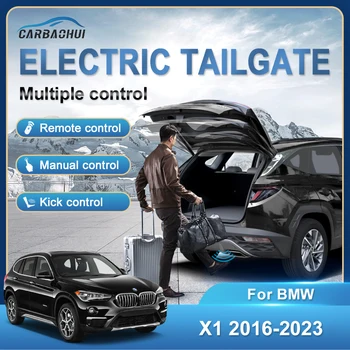 Интеллектуальный Электрический Доводчик Двери Автомобиля С Задней Дверью Электрический Привод Багажника Датчик Удара Ногой Комплект Питания Задней Двери Для BMW X1 2016-2023