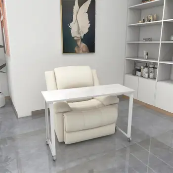 Маникюрный стол в скандинавском минималистичном стиле, Белый Дизайн, Портативные Простые Маникюрные столы, Металлопрокатная мебель для маникюрного салона HD50ZJ