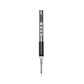 Электрический паяльник PTS100 T12 мощностью 65 Вт с OLED-дисплеем Сварочная ручка Быстрая теплопроводность