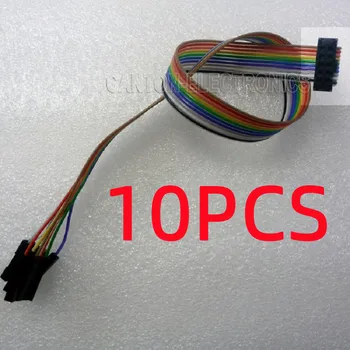 TB160 10ШТ JTAG IDC ISP Провод 2*5-10*1 Контактный Кабель FC-10P 2,54 мм для Логического Анализатора CPLD USB Программатор