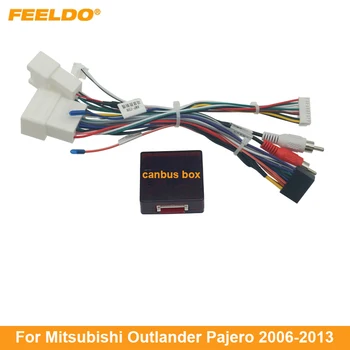 Автомобильный радиоприемник FEELDO Аудио 16-контактный адаптер Жгут проводов для Mitsubishi Pajero Sport Power Calbe Жгут проводов