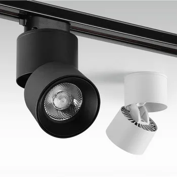 15 Вт COB светодиодные светильники для поверхностного монтажа Потолочный точечный светильник с поворотом на 360 градусов дорожный светильник