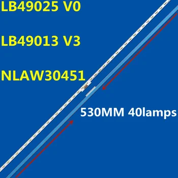 50 шт. Светодиодная Подсветка Stirp для KD-49XF7003 KD-49XF7073 KD-49XE7093 KD-49XE7096 KD-49X8000E KD-49X7500F LB49025 LB49013 NLAW30451