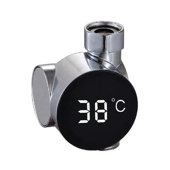 Домашний термометр для душа со светодиодным дисплеем, самогенерирующий электрический измеритель температуры воды для ухода за ребенком