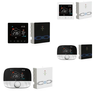 Tuya Умный дом Wifi термостат 433 МГц Газовый котел для нагрева воды Цифровой регулятор температуры для Alexa Google Home