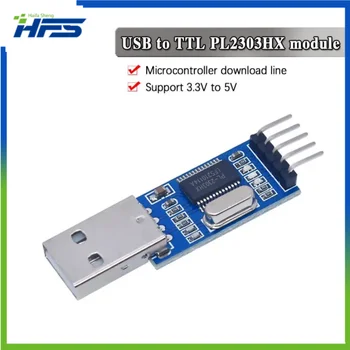 Модуль адаптера TTL-преобразователя, USB в RS232, Модуль UART, CH340G, CH340, Переключатель 3,3 В, 5 В, PL2303