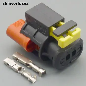worldgolden 5/30/100 комплектов комплект 1,5 мм 2-контактный автоматический разъем жгута проводов 284556-1