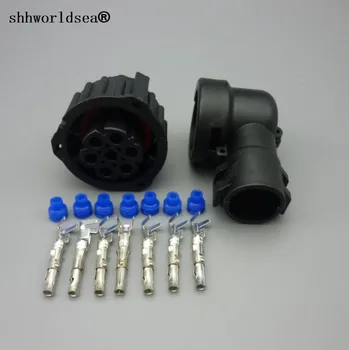 shhworldsea 10 комплектов 7-контактных 967650-1 штекерных Автоматических датчиков с оболочкой кабеля для водонепроницаемости IP67/69, термостойкости