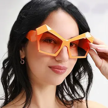 Женские солнцезащитные очки-бабочки с градиентным эффектом 