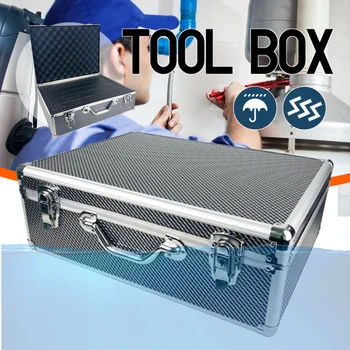 Портативный алюминиевый кейс 7 типов, ящик для инструментов, защитное оборудование, Кейс для инструментов, чемодан, Ударопрочный ящик для инструментов, ящик для инструментов с пеной