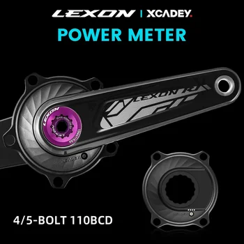 База измерителя мощности LEXON XCADEY Сверхлегкие Карбоновые Дорожные Шатуны 29 мм Шпиндель 167.5/170/172.5/ 175 мм Кольцо цепи 52-36 Т Запчасти для велосипедов