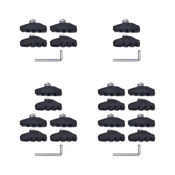 Тормозные колодки V-образного типа, комплект тормозных колодок V-образного типа с шестигранными гайками и распорками Тормозные колодки суппорта для горных шоссейных велосипедов