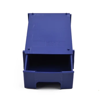 Контейнер Для Хранения PE Пластиковый Штабелируемый Утолщающийся Простой В Установке Ящик Для Хранения Toolbox 140*85*40 мм Синее Оборудование