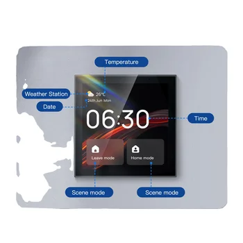 2023 Новый умный дом 220 В Настенный с сенсорным ЖК дисплеем с функцией дистанционного управления мобильным приложением Life Smart Mobile APP