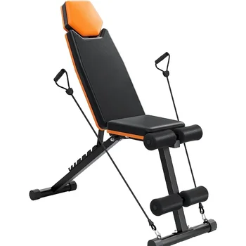 Складная скамья для тренировок в домашнем тренажерном зале Используйте PERLECARE С регулируемым наклоном веса и сокращением продолжительности тренировок.