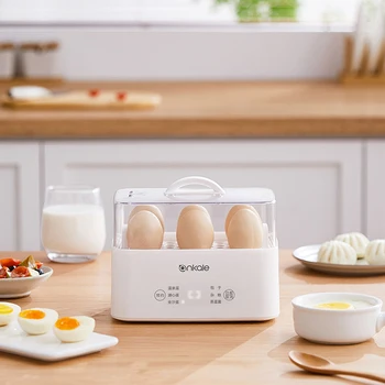 Пароварка для приготовления яиц на 6 яиц, Многофункциональная Электрическая яйцеварка с автоматическим выключением, Универсальные инструменты для приготовления омлета, Кухонная утварь для завтрака