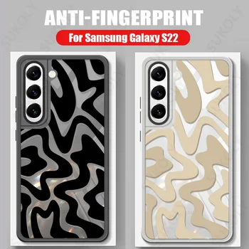 Для Samsung Galaxy S22 Ultra S23 FE Чехол В полоску С Рисунком Противоударный Мягкий Чехол Для Телефона Samsung Galaxy A54 A52 A53 5G