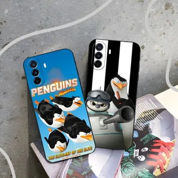 Чехол для телефона Honor X20 X9 с Изображением Мадагаскарских Пингвинов 10 30 60 Pro 50 20i 70 SE V9 X30 V40 V30 V20 X10 Max С Противоударной спинкой
