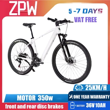 ZPW SKY Adults EBike 350 Вт 36 В 10AH 29/27.5/26-дюймовый Электрический велосипед Mountain Snow Fat Tire Электрический велосипед