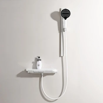 Набор для душа в ванной комнате, легкий душ с индикацией температуры, набор смесителей для горячей и холодной воды для ванны, цифровой