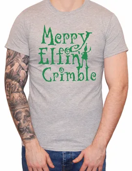 Летняя Брендовая Мужская одежда Homme Brand Для Мужчин, Забавная Рождественская футболка 