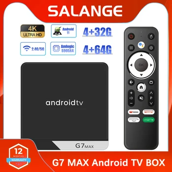 G7 Max S905X4 Smart TV Box Android 11 4 ГБ 64 ГБ 32 ГБ 4K HD 5G Wifi Ресивер Медиаплеер TV Box Медиаплеер