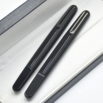 Роскошная магнитная ручка MB, высококачественная ручка-роллер серии M, покрытая черной смолой, Офисные школьные канцелярские принадлежности, гладкие гелевые ручки для письма