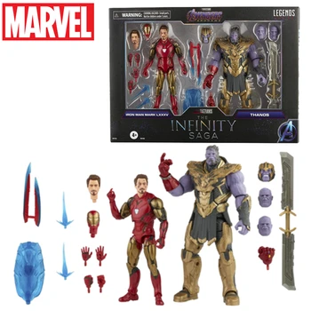 В наличии 2 шт. фигурка героя серии Marvel Legends Железный человек Марк 85 Против. Коллекция игрушек Thanos Infinity Saga в 6-дюймовом масштабе в подарок для детей