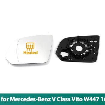 Стеклянная Панель Заднего Вида Зеркала Заднего Вида С Подогревом Со Стороны Левой Правой Двери для Mercedes-Benz V Class W447 Vito Mercedes W447 2016-2023