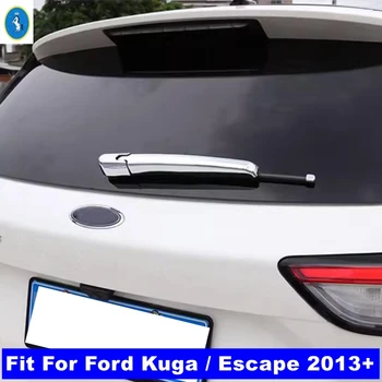 Хромированная накладка на заднее лобовое стекло, дождевик, подходит для Ford Kuga/Escape 2013 - 2019 Автомобильные аксессуары для экстерьера