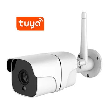 2MP 1080P Tuya APP Беспроводная WIFI IP-камера-пуля Домофон Наружная водонепроницаемая домашняя система безопасности CCTV Радионяня