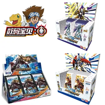Приключенческие открытки KAYOU Digimon Японские аниме Игры Digimon Игрушки для вечеринок Детский альбом Коллекция детских подарков Коробки для хобби Бумажные открытки