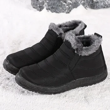 Мужские ботинки 2023 Новая зимняя обувь для мужчин Зимние ботинки Водонепроницаемые зимние ботинки Ботильоны Bota Masculina Пара зимних кроссовок