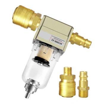 Регулятор фильтра сжатого воздуха промышленного класса 1/4 Фильтр-регулятора Простая установка для регулятора давления компрессора на челноке