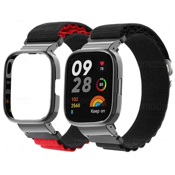 Металлический Нейлоновый Ремешок для Xiaomi Redmi Watch 3 Watch 2 Lite, Ультратонкий Дышащий Браслет для Mi Watch Lite, Браслет