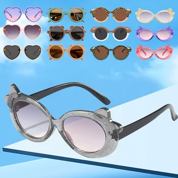30 Моделей Классических детских солнцезащитных очков, милые винтажные солнцезащитные очки для защиты от солнца на открытом воздухе, устойчивые к ультрафиолетовому излучению, аксессуары для детей, детские очки