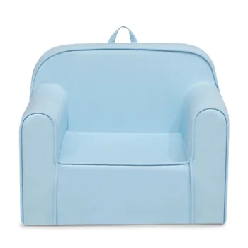 Светло-голубой детский стул Delta со скользящей застежкой-молнией для легкой чистки, детский стул