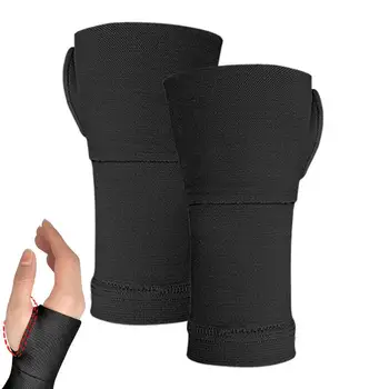 Компрессионный бандаж для запястья, спортивная поддержка запястья, защитный рукав для безопасности, отводящий пот, защитный бандаж для тренировки